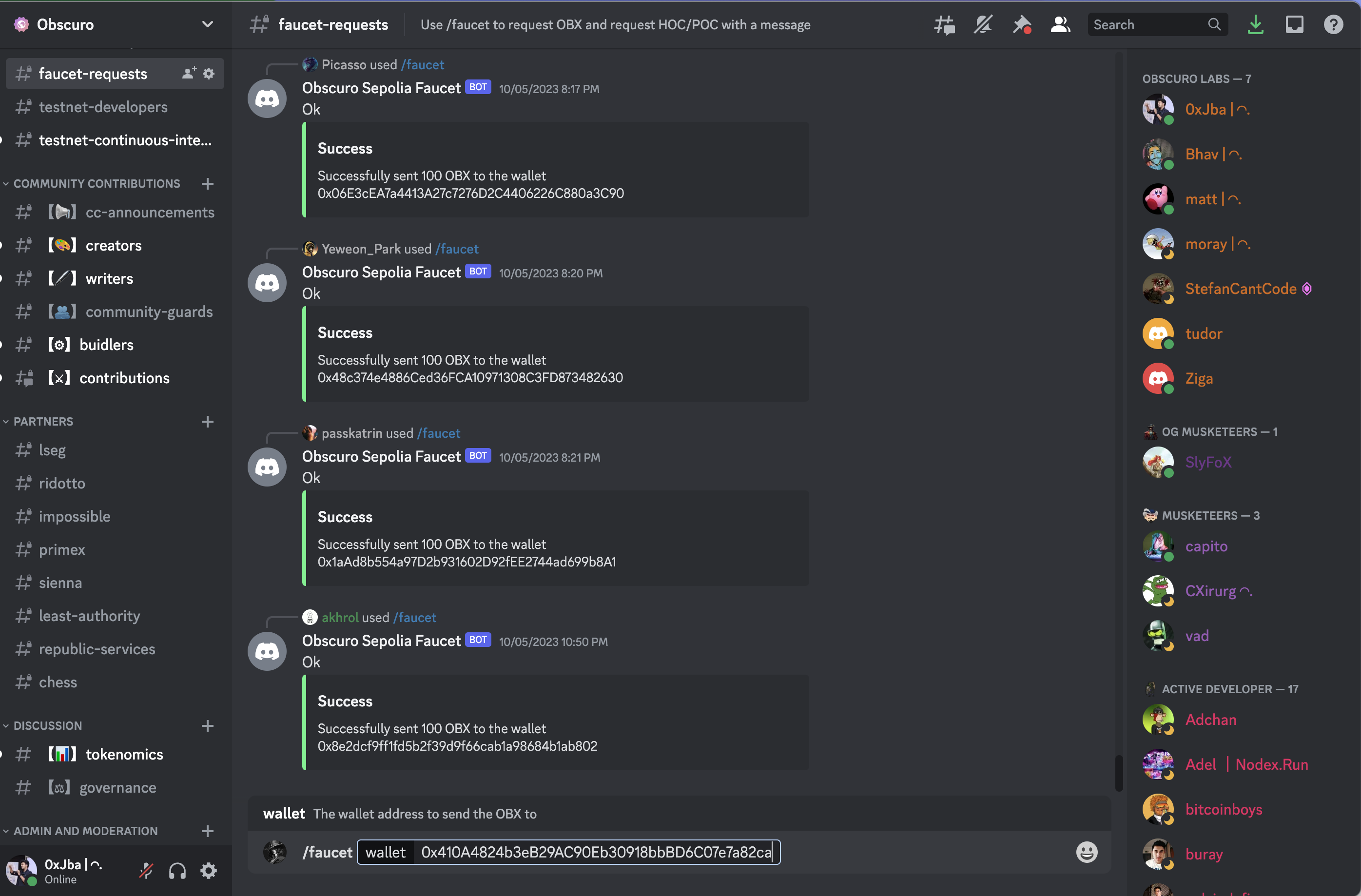 Ten Discord Faucet